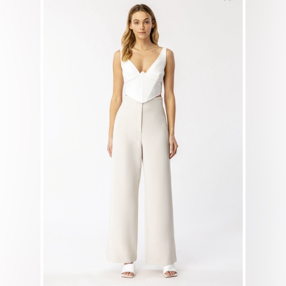 Revolve BARDOT Bronte Corset Top sz 2 / XS off white - Picture 4 of 13